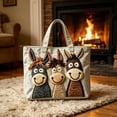 thumbnail image 1 of Arrival Digital Print Handbag / Stylish Quilted Tote Bag, 1 of 6