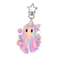 thumbnail image 2 of Bow Ghost Acrylic Hanging Charm 2D Flat Halloween Decor Pendant Multi Style For Backpack Christmas Tree Home Party Holiday Scene Ornament.D, 2 of 7