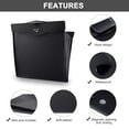 thumbnail image 2 of Garbage Bag For Car, Multipurpose Hanging Car Trash Bags With Smart Led, Waterproof Trash Can For Car Back Seat With 30 Pcs Disposable Garbage Bags, Black, 2 of 7