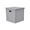 Gray, variant on PPLoney Foldable Storage Box - Multi-Purpose Cloth Organizer, Stylish Beige Khaki for Home Decluttering