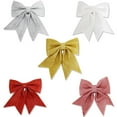 thumbnail image 3 of Adarl 2 Pcs Christmas Bow, Christmas Decoration, Bow Christmas Wreath , Christmas Tree Hanging Decoration, 3 of 7