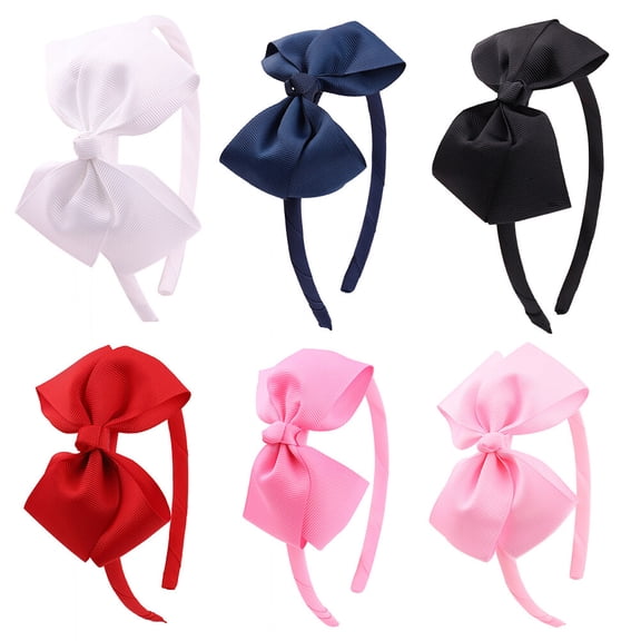 ifundom Stylish Bowknot Hairbands Assorted Colors Tear-Resistant Cloth for Daily Use