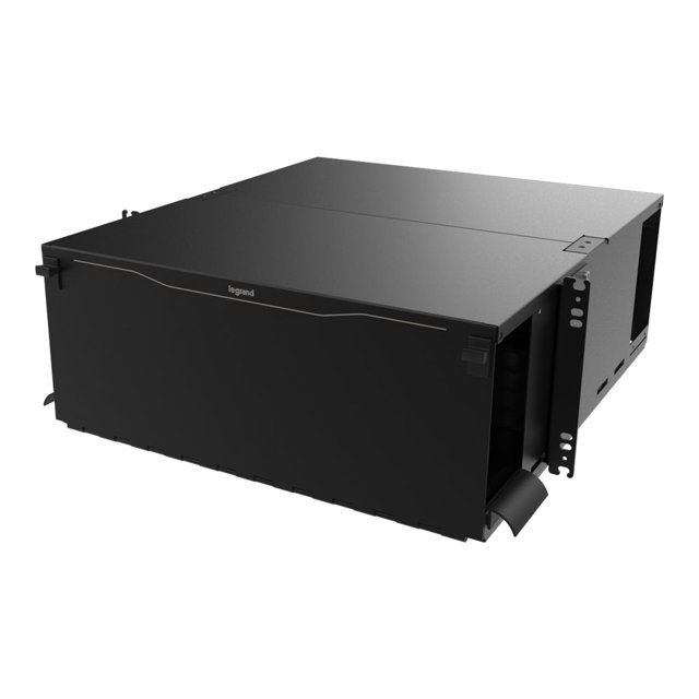 Legrand Q-Series - Fiber-optic enclosure - rack mountable - black - 4U