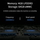 thumbnail image 1 of T4 Pro Mini PC Windows 10 Celeron N3350 4GB / 64GB Computadoras de escritorio (enchufe de la UE) Likrtyny Para estrenar, 1 of 9