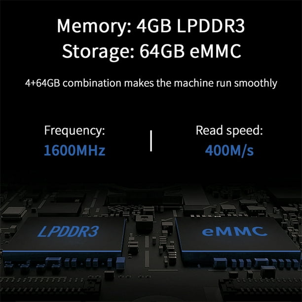 T4 Pro Mini PC Windows 10 Celeron N3350 4GB / 64GB Computadoras de escritorio (enchufe de la UE) Likrtyny Para estrenar