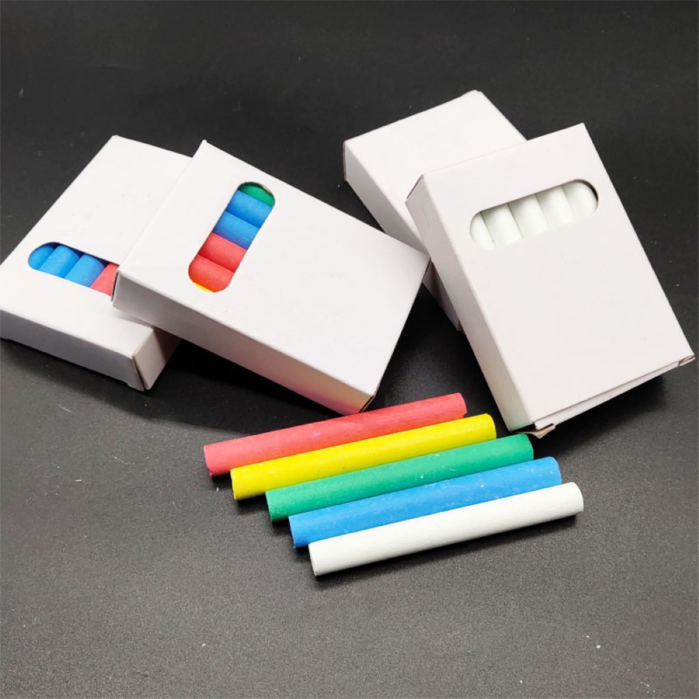 12 Sticks Watersoluble Dustless Chalkboard Chalk Crayons School Office