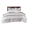 thumbnail image 6 of Izzovium Black/White King Size Comforter Set with Printed Cotton and Trims, Includes Comforter and 2 Shams, 6 of 11