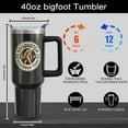 thumbnail image 2 of 40oz Bigfoot Tumbler with Handle - Gift for Dad & Men, Father''s Day Birthday Christmas Present (Sasquatch Design), 2 of 6