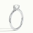 thumbnail image 2 of Ammo Jewel 1.7 Ct Round Cut Diamond Engagement Ring - 14K White Gold Plated - Lab-Created Simulated Diamond - Prong Setting - Perfect for Proposals - Gift for Her - Anniversary & Birthday Rings, 2 of 3