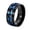Blue, variant on HIJONES Men Women's Rotatable Roman Numeral Stainless Steel Ring Jewelry Blue Size 12