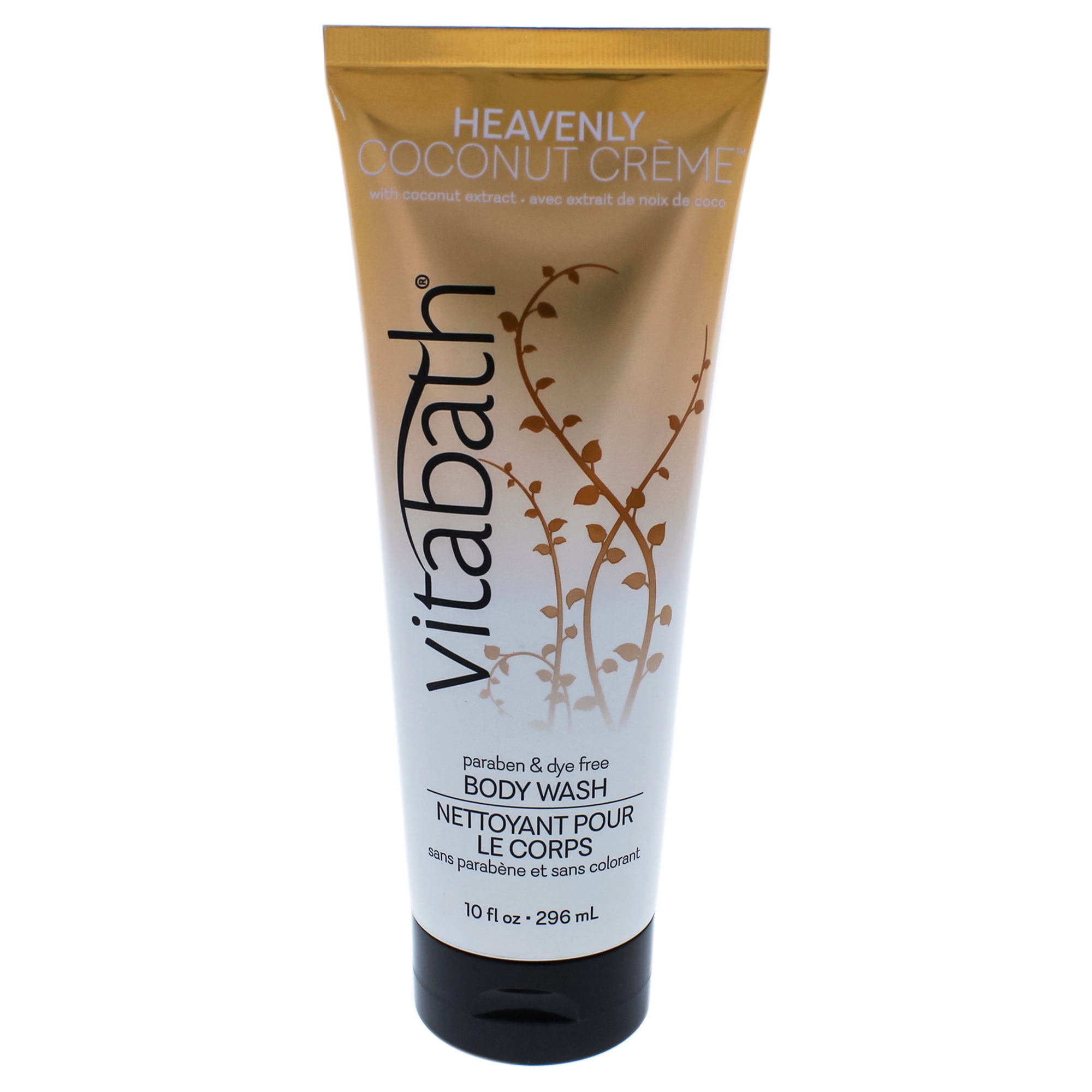 Heavenly Coconut Creme Body Wash by Vitabath for Unisex 10 oz Body