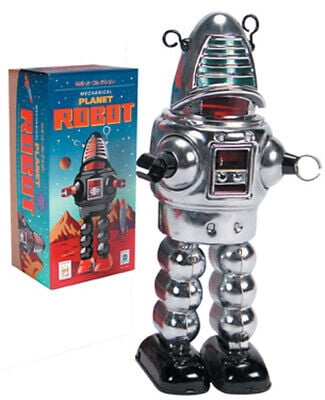 Schylling Chrome Planet Robot