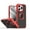 Red, variant on Case for Samsung M30S protective case, Slim Military Grade Car Holder Shockproof Anti-Drop Built-in Ring Holder Magnetic Kickstand Protective Cover