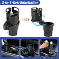 thumbnail image 4 of Decodeary Black Organizer Car Cup Holder Enhanced Functionality For On Go Carbon Fiber Cup Holder Expander 1Set, 4 of 6