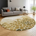 thumbnail image 6 of Addison Rugs Mayfield Premium Machine Washable Transitional Geometric Gold Round Rug, 8' x 8', 6 of 6
