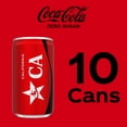 thumbnail image 5 of Coca-Cola Zero Sugar Soda Pop Fridge Pack Mini Cans, 7.5 fl oz, 10 Pack, 5 of 21