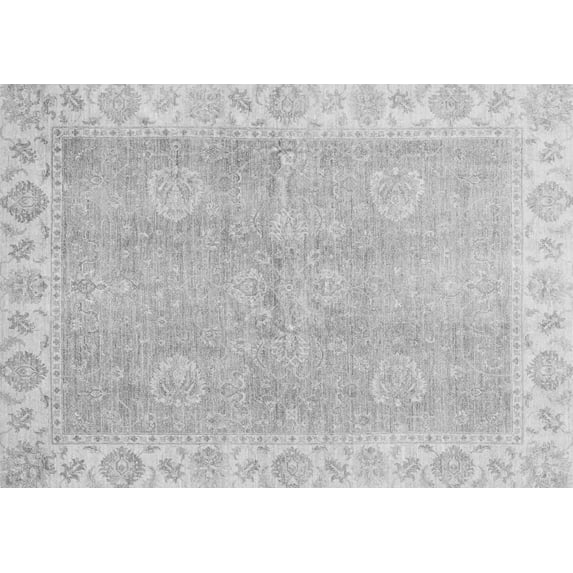 Ahgly Company Indoor Rectangle Oriental Gray Traditional Area Rugs, 2' x 3'