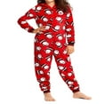 thumbnail image 4 of Ensemble de Pyjamas de Noël Assorti à Capuche avec Combinaison de Nuit pour la Famille, 4 of 6