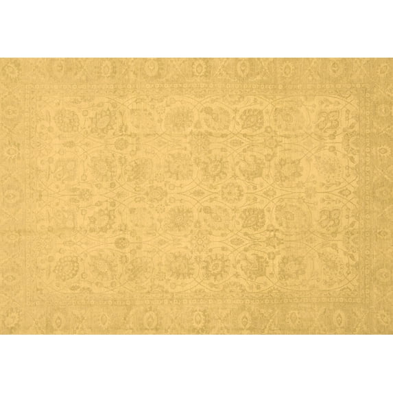 Ahgly Company Indoor Rectangle Oriental Brown Traditional Area Rugs, 4' x 6'