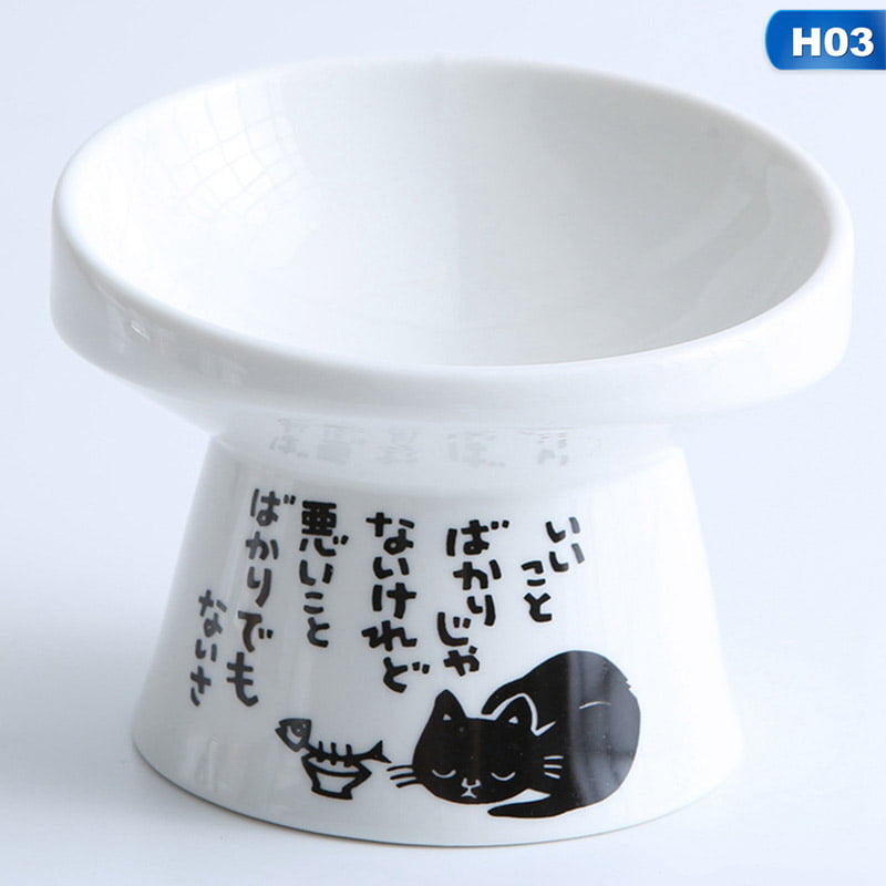 ceramic cat feeder