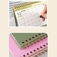Suquosor Small Desk Calendar 20242025, Standing Flip Desktop Calendar 5 Metal Shop Calendar 2025