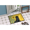 thumbnail image 4 of Carolines Treasures WDK5444JMAT 24 x 36 in. Summer Sunflowers Black Newfoundland Indoor or Outdoor Mat, 4 of 5