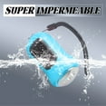 thumbnail image 3 of HIBIBUD 3.5" Sky Blue Solar Hand Crank Flashlight for Emergency, Camping and Power Outages, 3 of 7