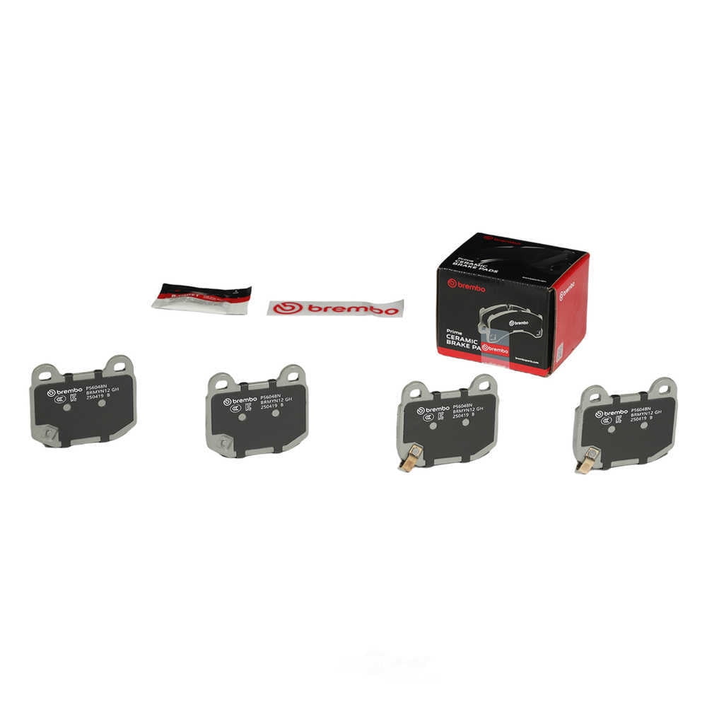 Brembo P56048N NAO BRAKE PADS Fits select: 2004 INFINITI G35, 2004 NISSAN 350Z ROADSTER