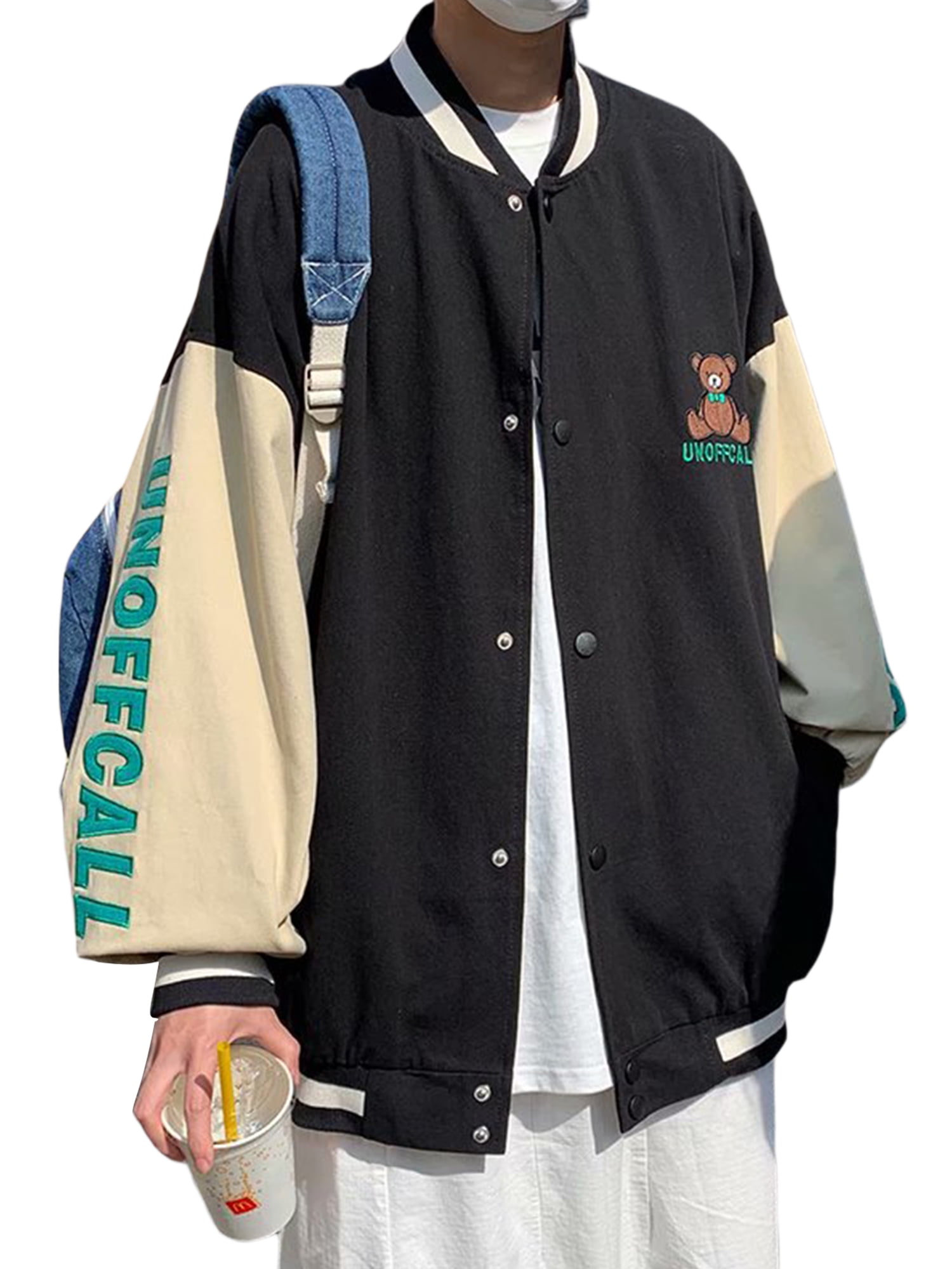 Vintage Style Retro Style Billiards Mens Style Baseball Uniform Jacket Sport Coat