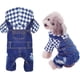 thumbnail image 1 of Ropa para Mascotas Body de Mezclilla de Cuatro Patas para Perritos, 1 of 7