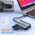 thumbnail image 3 of Hub USB C TFixol Gris, 3 of 8