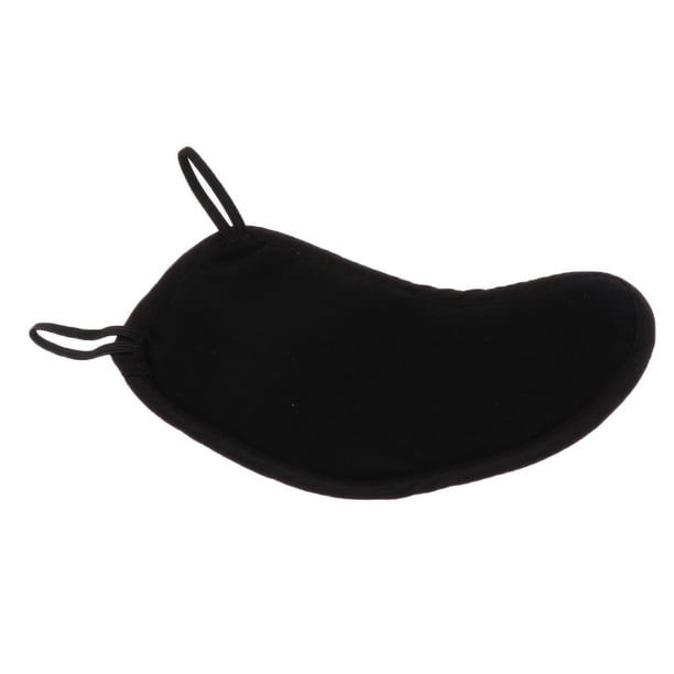 Funda para barbilla de violín negra 1-2