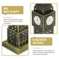 thumbnail image 2 of SHISUYAN Modèle d'Architecture en Alliage Doré pour Décoration Intérieure avec Design Classique Durable 6.5x4.2 Pouces, 2 of 9
