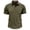 06# Army Green, variant on Qwertyu Men’s Athletic Short Sleeve Polo Shirts Casual Summer Golf Shirts Buttons Collared Solid T Shirts with Pocket White 2XL