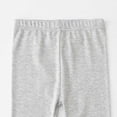 thumbnail image 4 of ATOGUTA Girls Capri Leggings Kids Stretchy Elastic Waist Athletic Pants Summer Slim Skinny Sports Casual Tights Size 3T-15, Gray, 4 of 5