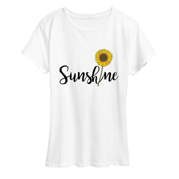 Instant Message - Sunshine Flower Short Sleeve Graphic T-Shirt