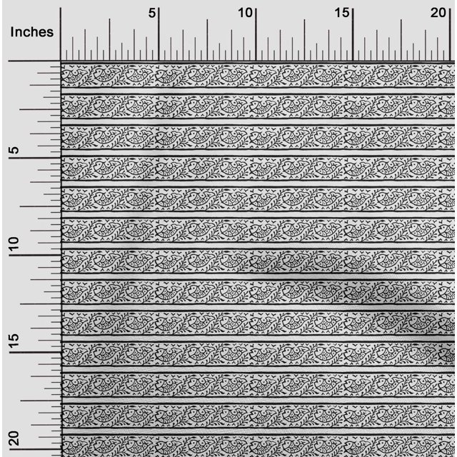 oneOone Tissu Popeline de Coton Imprimé Poisson Tissu BTY 42 Pouces de Large