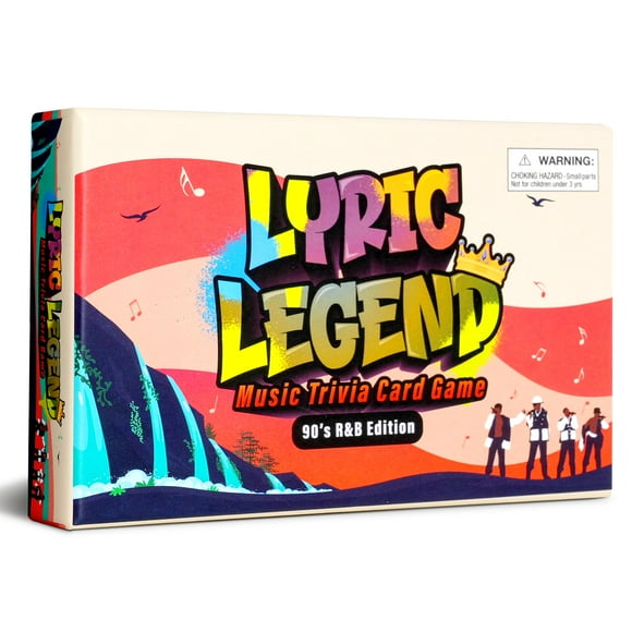 Lyric Legend R&B des Années 90 - Finissez le Jeu de Paroles avec Trivia pour Arguer pour les Chansons Correctes. Idéal pour Cadeaux Soirée de Jeux et Groupes. 144 Chansons et une Playlist Que Vous Chanterez et Questionnez Vos Amis!