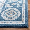 thumbnail image 3 of SAFAVIEH Liberty Deborah Oriental Polyester Area Rug, Dark Blue/Ivory, 5'3" x 7'7", 3 of 11