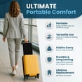 thumbnail image 3 of Cojín de asiento de viaje plegable y portátil ComfiLife Ergo-Gel, 3 of 9