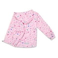 thumbnail image 3 of MGEOY Boys Girls Rain Jackets Lightweight Waterproof Hooded Cotton Raincoats Windbreakers for Kids, 3 of 7