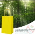 thumbnail image 2 of IN-JOOYAA Gift Bags Small Size Kraft Paper Gift Bags with Handles 25 Pcs (Yellow, 5 x 3.1 x 8.2 in), 2 of 5