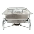 thumbnail image 2 of MegaChef 6 Liter Stainless Steel Rectangle Professional Chafing Dish/Food Warmer/Buffet Server Serving Dish, 2 of 7