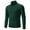 Green, variant on Miluxas Mens Casual Slim Fit Pullover Sweaters Long Sleeve Knitted Fabric Zip Up Mock Neck Polo Sweater Navy 12(XL)