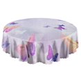 thumbnail image 5 of 60 Inch Round Lace Tablecloth Water Resistant Washable, Monarch Butterfly Aesthetic, 5 of 5