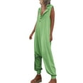 thumbnail image 1 of B91xZ Combinaisons Décontractées pour Femmes, Sans Manches, Sport, Vert P, 1 of 4