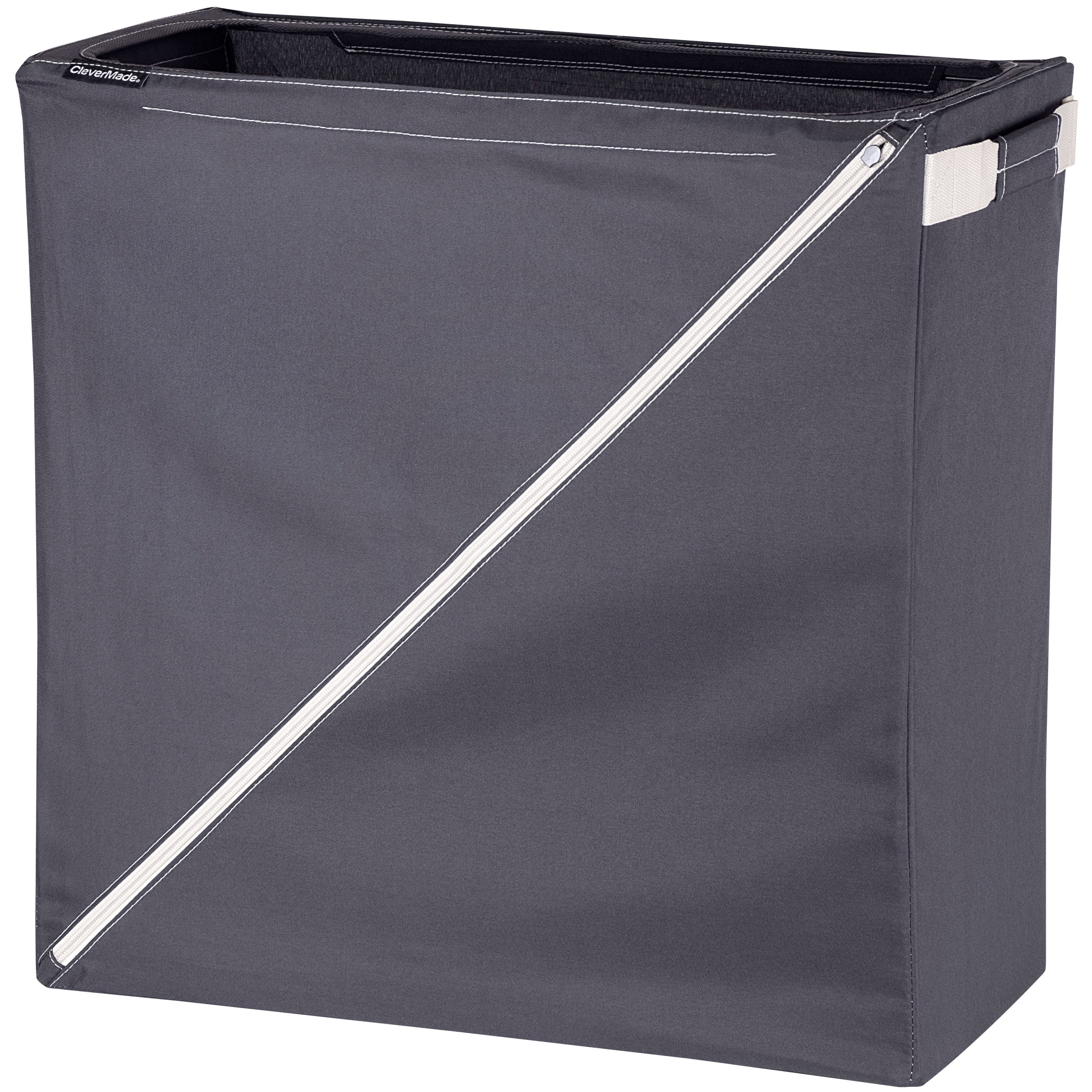 CleverMade Laundry Hamper Collapsible Sorter Basket Freestanding