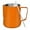 Orange, variant on chalian-Milk Frothing Pitcher, 12 oz Milk Frother Cup with Clear Scale, 304 Stainless Steel Cappuccino Espresso Machine Accessories for Barista Coffee Bar with Latte Art Pen, Green