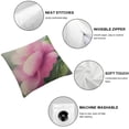 thumbnail image 6 of Fenyluxe Throw Pillow Covers Vintange Flower Pattern Peony Floral Cushion Pillow Case Home Decor Pillowcase 2pcs White, 6 of 7