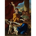 thumbnail image 2 of Nicolas Poussin 11x14 Gold Ornate Wood Frame and Double Matted Museum Art Print Titled - St. Cecilia (C.1635), 2 of 4